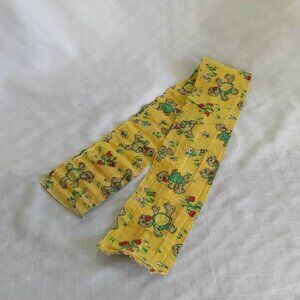 Cotton vintage handmade headband with turtles pattern non stretchy + bonus